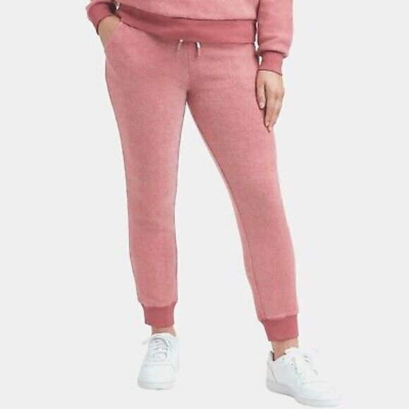MEMBERS MARK (Women's XXL) Pink Knit Joggers - Picture 1 of 6
